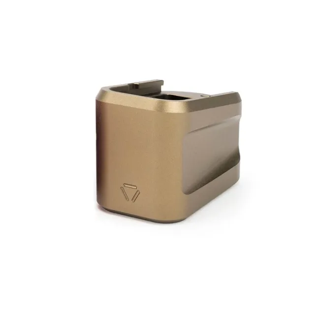 Strike Industries EMPALG19FDE Mag Plate Glock G19 6061-T6 Aluminum FDE - View 2
