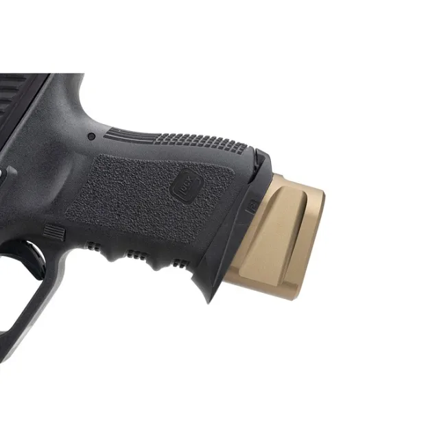 Strike Industries EMPALG19FDE Mag Plate Glock G19 6061-T6 Aluminum FDE - View 3
