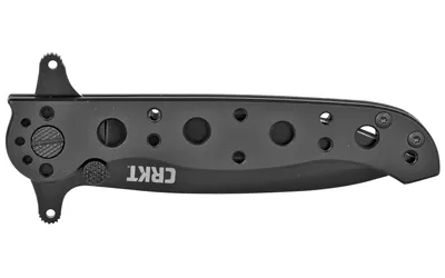 Columbia River Knife & Tool M21-10 3.1 In Serrated Drop Blade Black SS - View 4