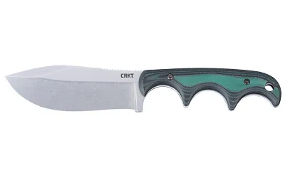 CRKT 2376 Minimalist 2.9" D2 Drop Blade Green Micarta Handle - View 2