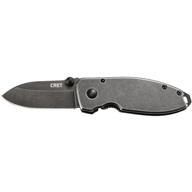 CRKT Squid 2490KSC Folding Knife 2.16 in Blade Black Stonewash Frame Lock - View 2