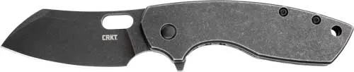 CRKT Pilar Large Folding Knife 2-7-10" Sheepsfoot Blade Black - View 2