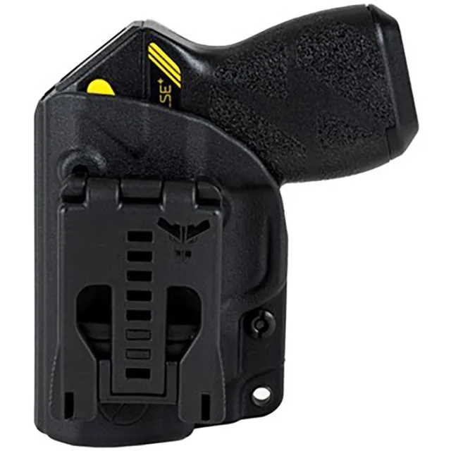 Blade-Tech Black Kydex OWB Holster for Taser Pulse - Universal Belt Clip & Body Contour - View 2