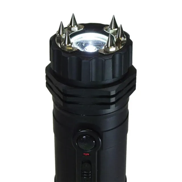 Zap ZAPLE Extreme Stun Gun/Flashlight 1M Volts Black Rechargeable - View 2