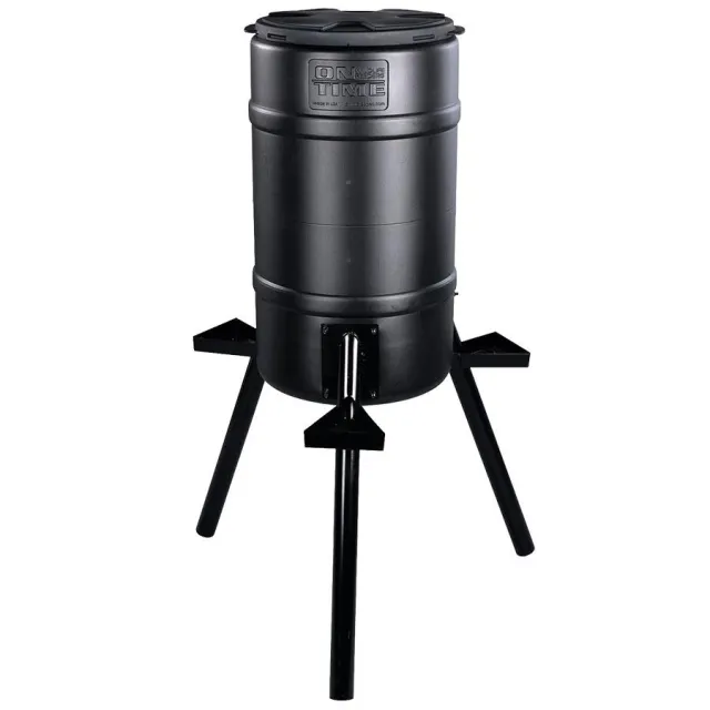 On Time 71540 Buckeye Gravity Feeder 200 lbs Polyethylene 3 Stations - View 2