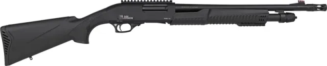 Iver Johnson Pump Action Shotgun 12 Gauge Matte Black Synthetic Finish - View 2