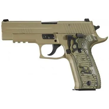 Sig Sauer P226 Scorpion 9mm Luger 4.40" 10+1 Flat Dark Earth Hogue Extreme G10 - View 2
