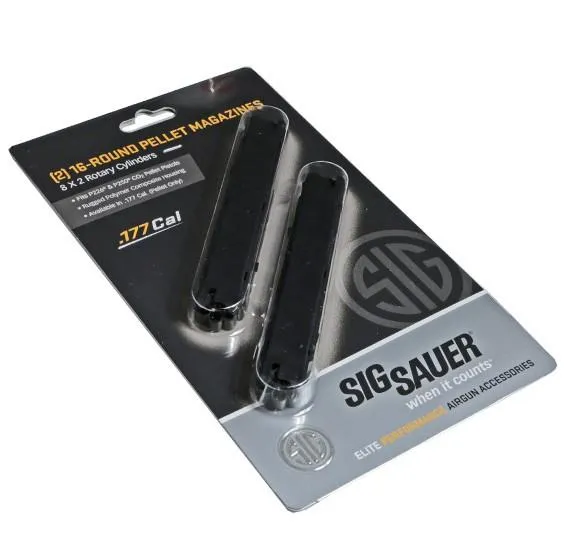 Sig Sauer P226/P250 Air Pistol Magazine 16-Round .177 Caliber 2-Pack - View 2