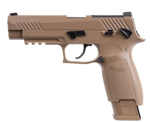 Sig Sauer Airgun Pistol M17 P320 ASP 177 CO2 20Rd Coyote AIR-M17-177 - View 2
