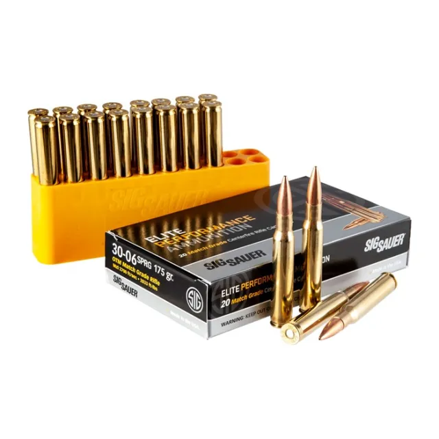 Sig Sauer E3006M2-20 Elite Match 30-06 Springfield 175GR OTM 20-Rounds - View 4