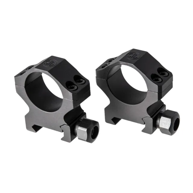 Sig SAUER Alpha1 1in Medium Aluminum Black Hunting Scope Rings (SOA10020) - View 2