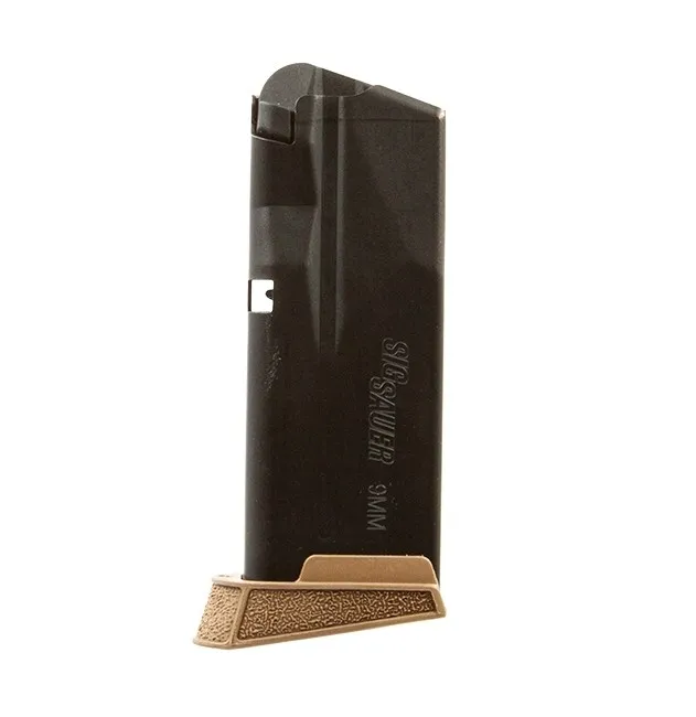 Sig SAUER 9mm 10rd Finger Extension Coyote Magazine For P365 Subcompact - View 2