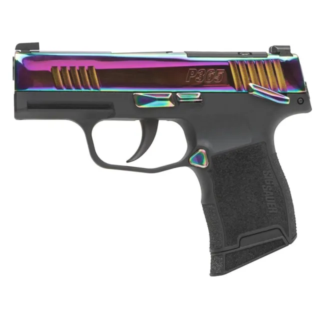 Sig Sauer P365 9mm 3.10In 12+1 Rainbow Titanium X-Ray Sights - View 2