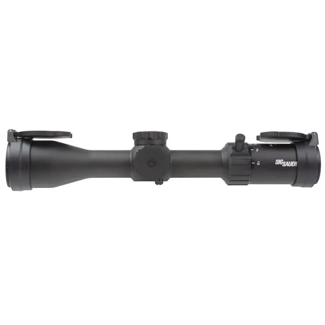 Sig SAUER Whiskey 4 3-12x44mm Rifle Scope 30mm Tube SFP Quadplex Reticle - View 2