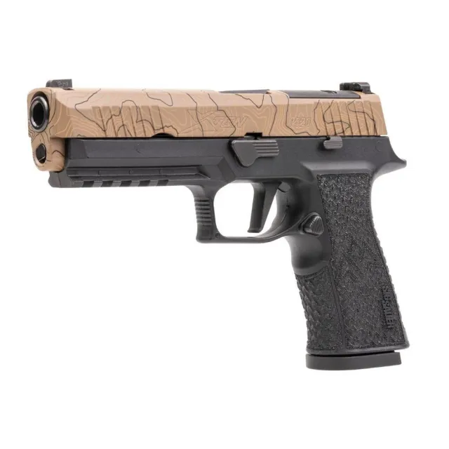 Sig Sauer P320XTEN 10MM 15+1 X-Ray3 Sights Topographic Cerakote Slide - View 2