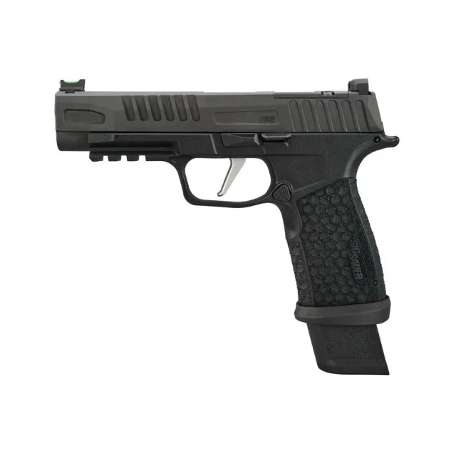 Sig Sauer P365 Fuse 9mm 21+1 Fiber Optic Black Slide Serrations - View 2