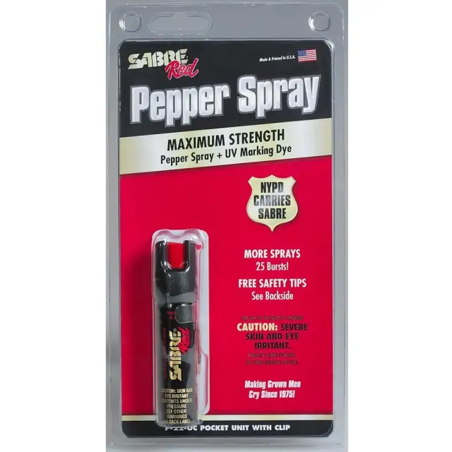 Sabre Pocket Pepper Spray 0.75 oz Black P-22-OC - View 2