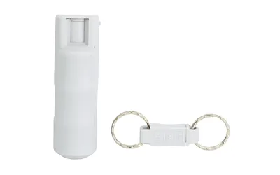 Sabre RED Pepper Spray Keychain - Small, Gray Hardcase - 0.54 oz - 10ft Range - 25 Bursts - View 2