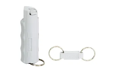 Sabre RED Pepper Spray Keychain - Small, Gray Hardcase - 0.54 oz - 10ft Range - 25 Bursts - View 3