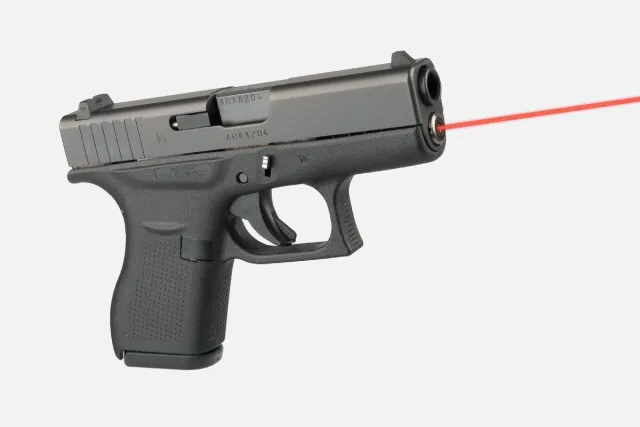 LaserMax LMSG42 Red Guide Rod Laser for Glock 42, 5mW, 635nM, Black - View 2