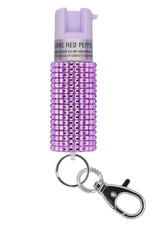 SABRE KRJLV02 Jeweled Pepper Spray Lavender - View 2