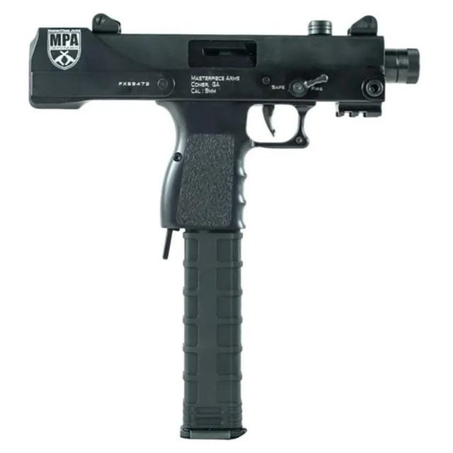 MasterPiece Arms MPA30T 9mm 5.5 In Threaded 30+1 Black Cerakote - View 2