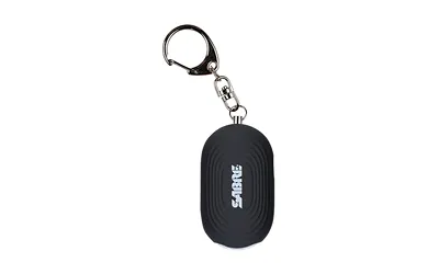 Sabre 2-in-1 Alarm 130db 20 Lumen LED Light Snap Hook Black - View 2