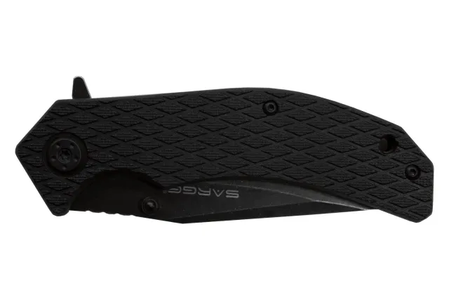 Sarge Knives Shadow - Stonewashed Swift Assist Folding Knife - View 2