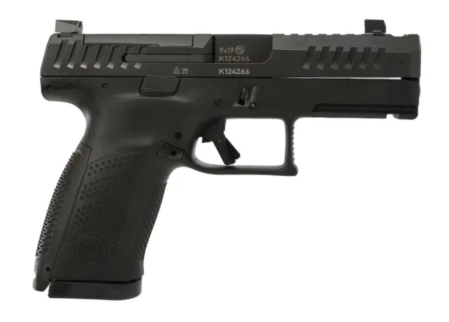 CZ 01578 CZ P-10 Compact 9mm 4.02" Black Polycoat Semi-Auto Pistol - View 2