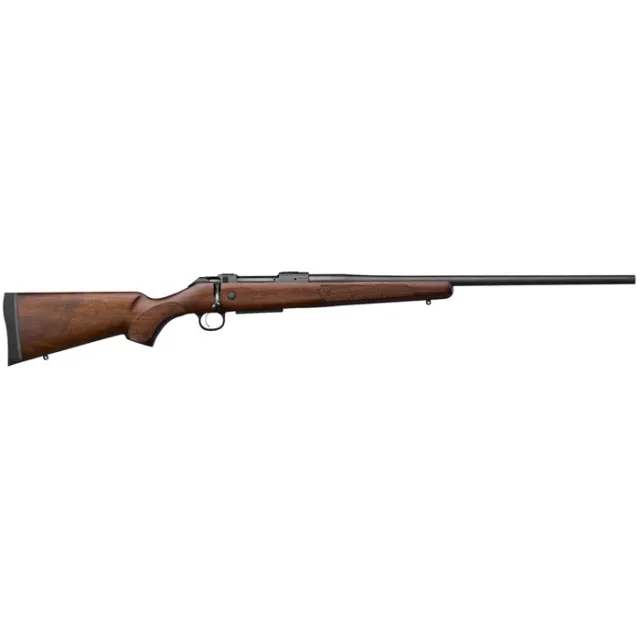 CZ 600 Plus American Rifle 243 Win 20 in. Walnut w/Drill&Tap Threaded 5 rd. - View 2