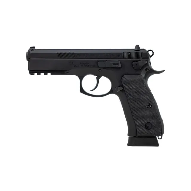 CZ-USA SP-01 Tactical 9mm 4.6" Black Polycoat Semi-Auto - View 2