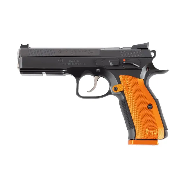 CZ-USA 91248 9mm 4.89In 17rd Black/Orange Fiber Optic Sights - View 2