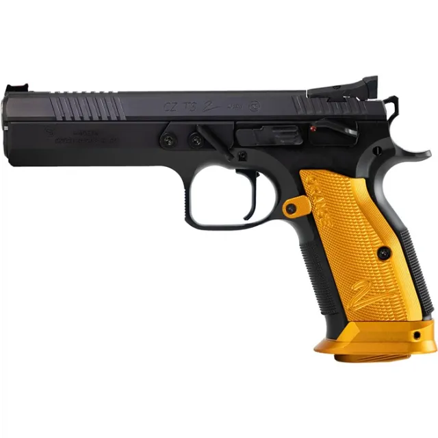 CZ TS 2 Orange 40 S&W 5.2in 17rd FO Front/Fixed Rear Semi-Auto Pistol 91265 - View 3