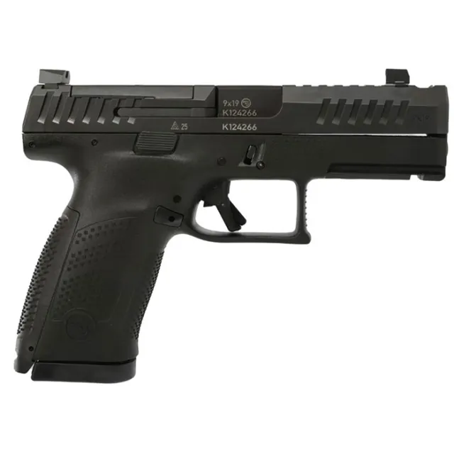 CZ 91579 CZ P-10 Compact 9mm 4.02" Black Polycoat Semi-Auto Pistol - View 2