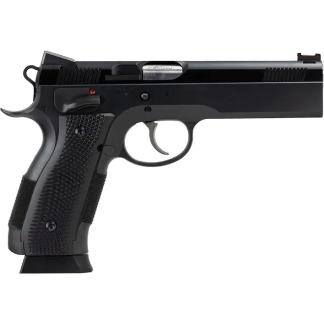 CZ-USA 91731 A01-LD Custom 9mm Luger 19+1 4.93" Match Grade Bull... - View 2