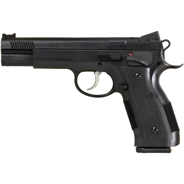 CZ A01-SD Custom 9mm Luger Pistol 4.93" Bull Barrel Fiber Optic Sights - View 3