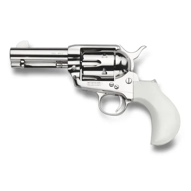 Taylor's & Company 200111 TC9 1873 9mm 3.5" Nickel Revolver - View 2