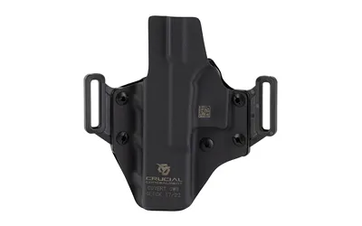 Crucial Concealment 1000 Covert OWB Holster, Right Hand, Kydex, Black - View 3
