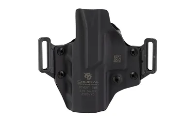Crucial Concealment 1004 Covert OWB Holster, Right Hand, Kydex, Black - View 3
