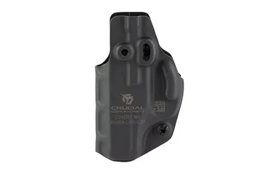 Crucial Concealment 1022 Covert IWB Holster, Ambidextrous Kydex, Black - View 3