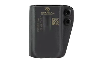 Crucial Concealment 1262 Covert Mag Pouch IWB Kydex Ambidextrous Black - View 2