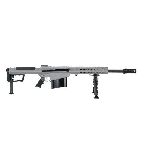 Barrett 18068 M107A1 50 BMG 20" 10+1 Tungsten Gray Cerakote Fixed with - View 2