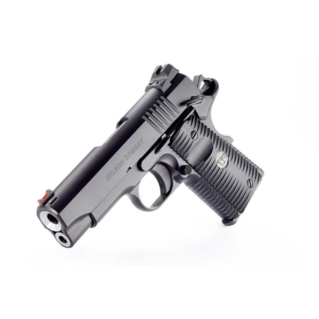 Wilson Combat ACPCP9 ACP Compact 9mm 4" 8+1 Black Armor-Tuff G10 Grip - View 3