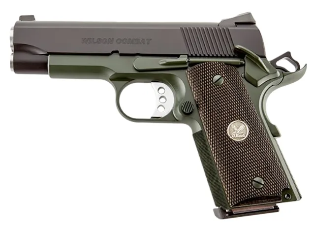 Wilson Combat WCQBCTACA CQB Compact 45 ACP 8+1 4" Carbon Steel Slide - View 2