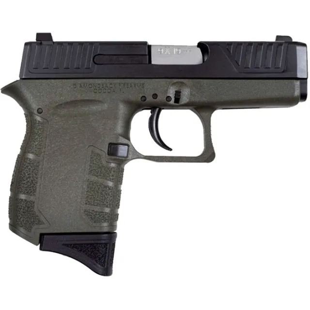 Diamondback DB0200P101 9mm 3.10 In Barrel OD Green 6+1 Round 634 - View 2