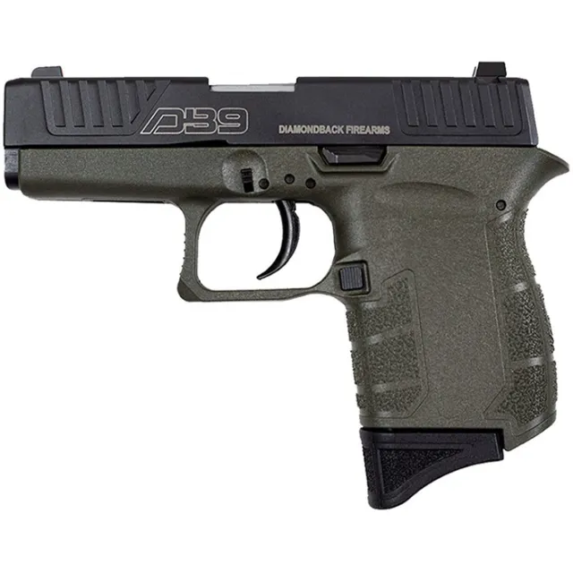 Diamondback DB0200P101 9mm 3.10 In Barrel OD Green 6+1 Round 634 - View 3