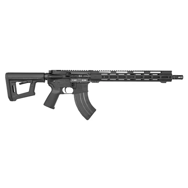 DiamondBack DB15 Carbon 7.62x39 28+1 16 Black Anodized Hardcoat - View 2