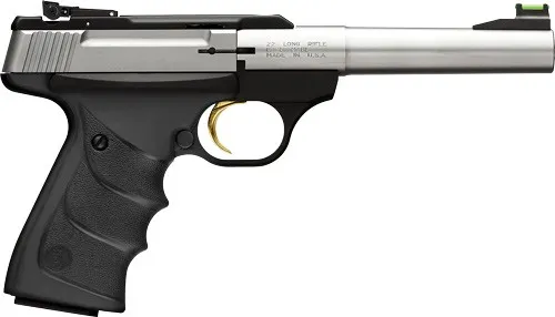 Browning Buck Mark Camper 22 LR 5.5 in Matte Stainless 10 Round Single Acti - View 2