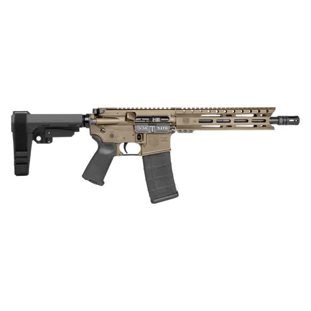 Diamondback DB1916K061 5.56 NATO Pistol 10" M-LOK SBA3 FDE 30rd - View 2