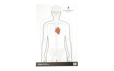 Action Target FLDC-P-100 Double-Sided Training Target, 23"x35", 100 Pack - View 2